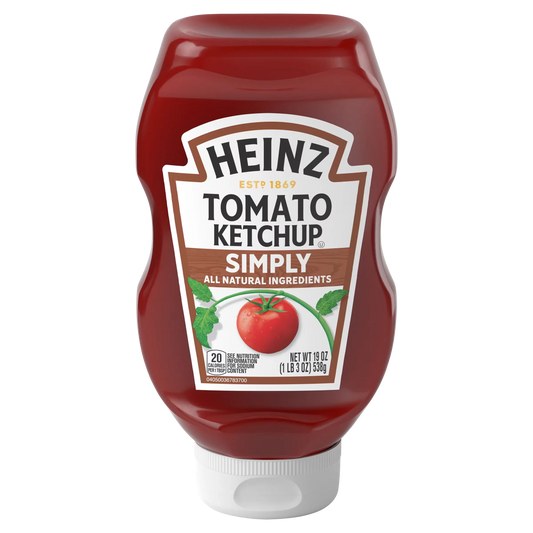 Simply Tomato Ketchup with No Artificial Sweeteners - US 4484